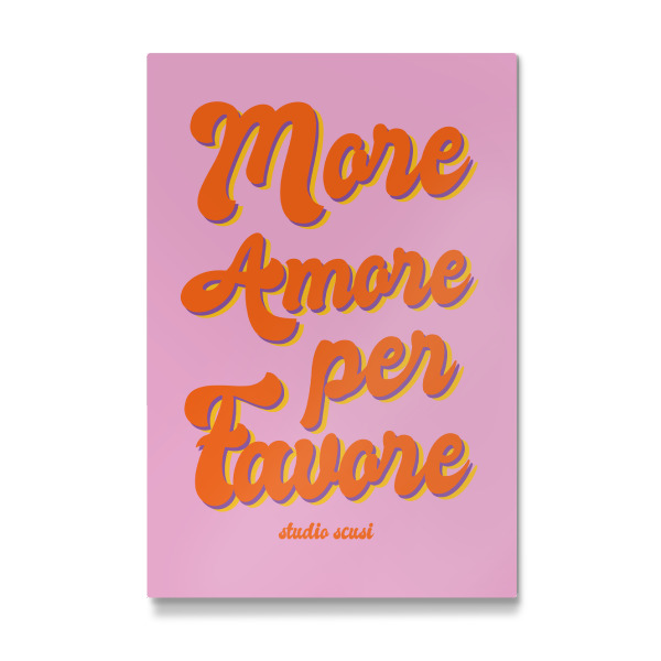 Galerie-Print "More Amore Per Favore Pop" 30x20 cm artboxONE
