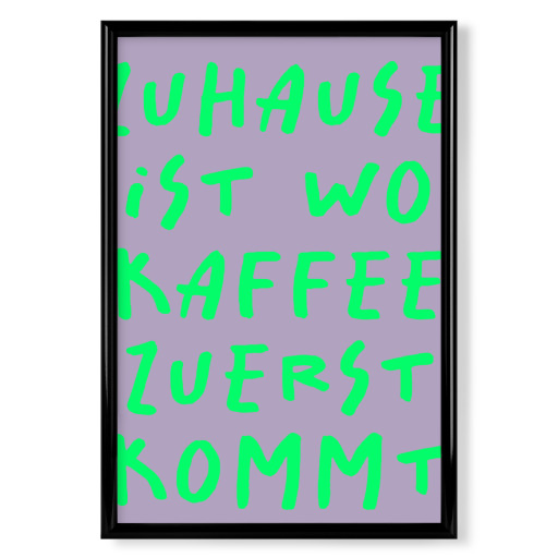 Wo Kaffee zuerst kommt