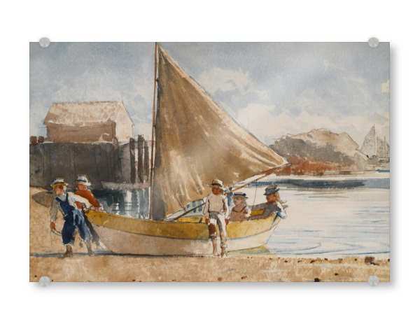 Acrylglasbild "Sommerzeit von Winslow Homer" artboxONE - Reise,Reise / Strand und Meer,Reise / Länder