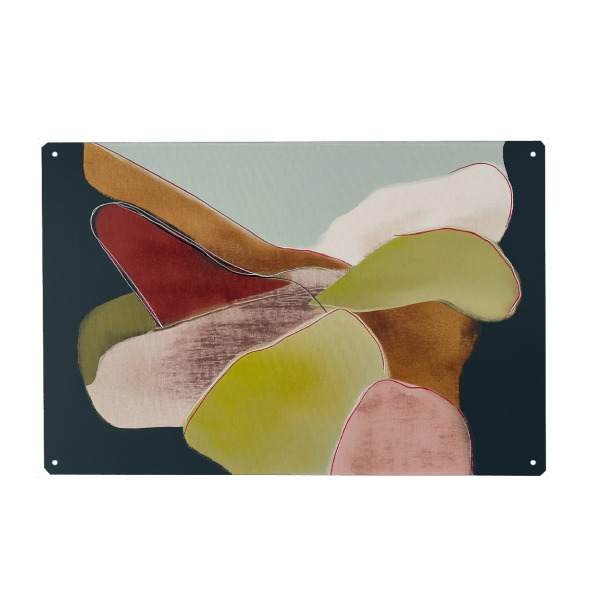 Metall Poster "Balance der Flächen" artboxONE - Natur,Abstrakt,Geometrie