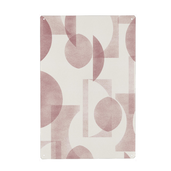 Holzbild "Weingut Armonica" artboxONE - Abstrakt,Geometrie - Geometrisch,Formen,Strukturiert,Weich,Ausgewogen,Balance,Abstrakte kunst,Minimal,Scandi