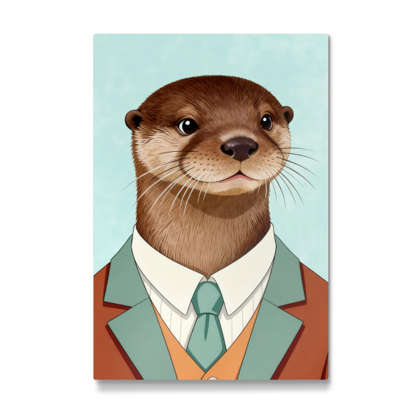 Galerie-Print "Gepflegter Otter" 75x50 cm artboxONE