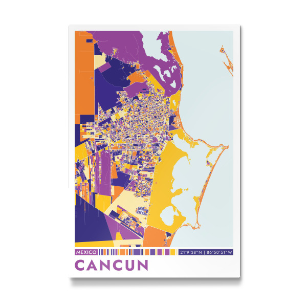 Galerie-Print "Cancun City Color" 30x20 cm artboxONE