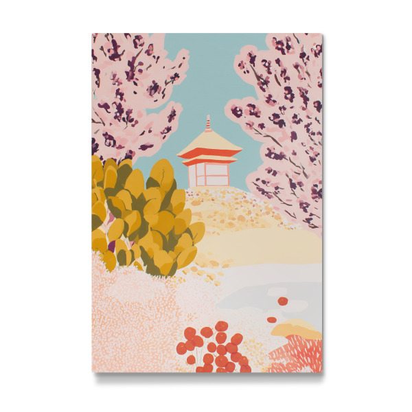 Galerie-Print "Asiatischer Garten im Japanstil" 30x20 cm artboxONE