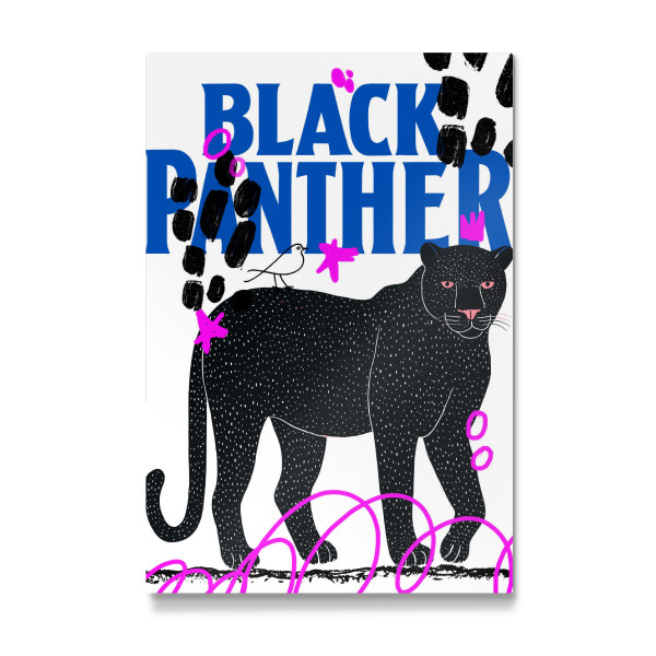 Galerie-Print "Pink Crown Panther" 75x50 cm artboxONE