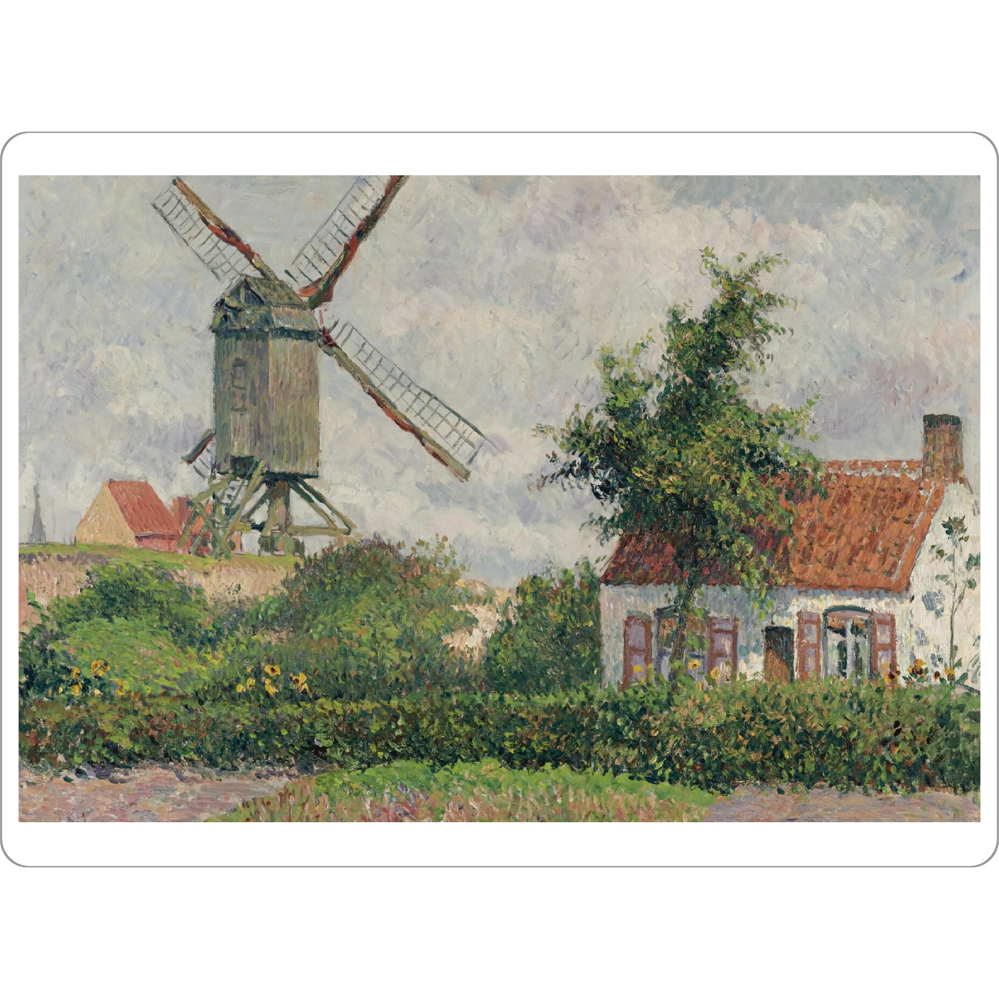 Tischset "Die Kalfmolen in Knokke" artboxONE - Reise,Architektur,Reise / Länder