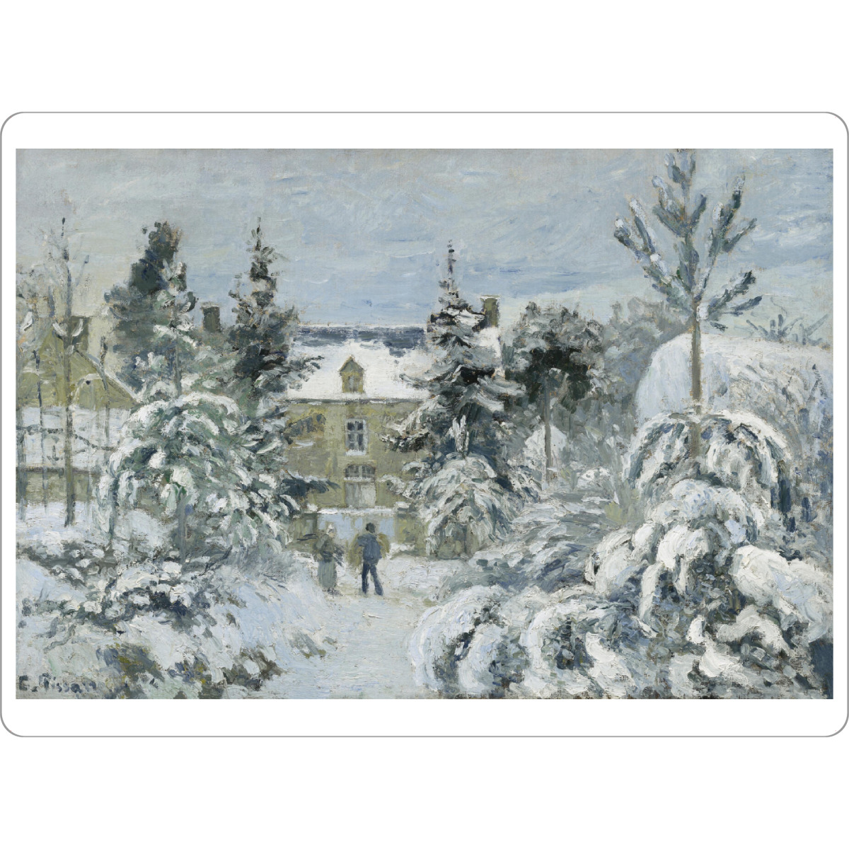 Tischset "Piettes Haus in Montfoucault" artboxONE - Reise,Für Mama,Für Papa