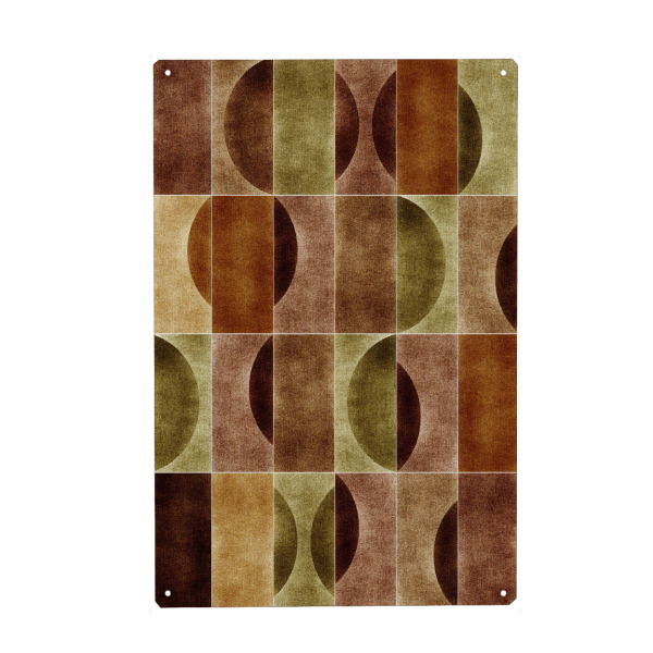 Metall Poster "Velluto Düstere Geometrie" artboxONE - Abstrakt,Geometrie