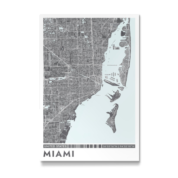Galerie-Print "Miami City Color" 75x50 cm artboxONE