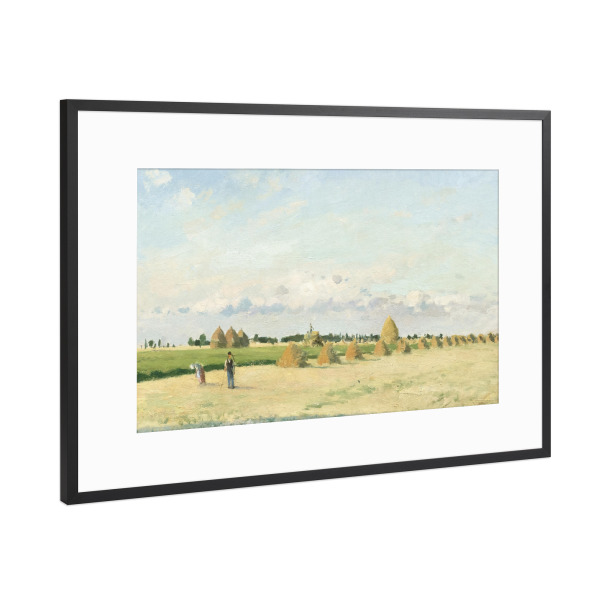 Poster mit Rahmen Schwarz (Metallic) "Ile-de-France" artboxONE - Natur,Reise