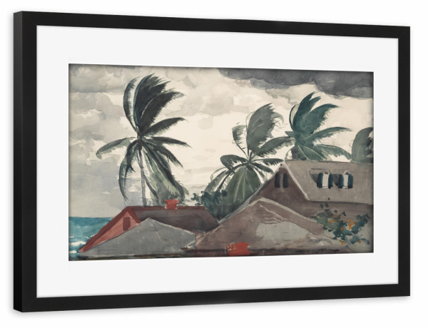 Poster mit Rahmen schwarz "Hurrikan" artboxONE - Reise,Reise / Länder,Für Papa
