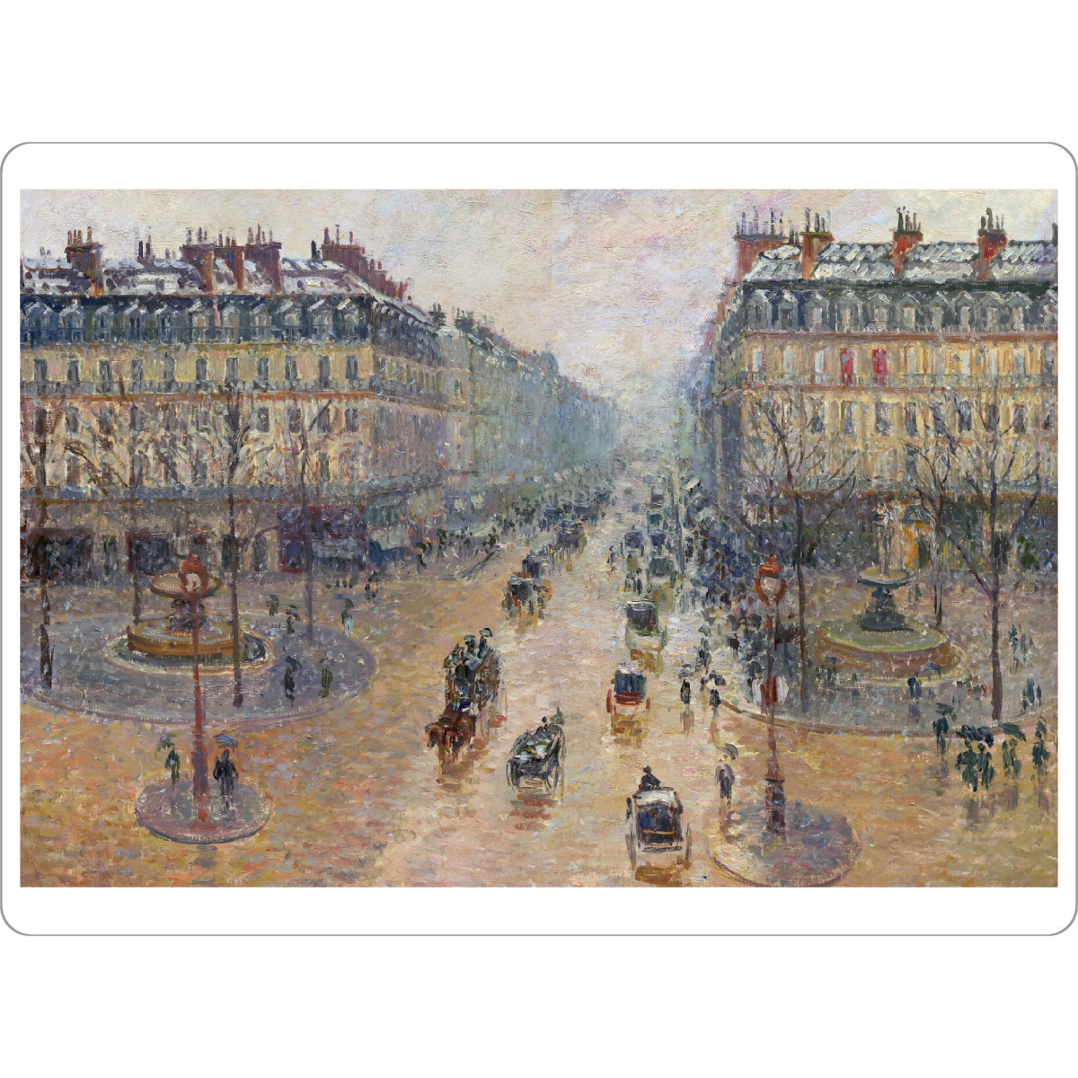 Tischset "Wirkung von Schnee am Morgen" artboxONE - Städte,Reise,Architektur