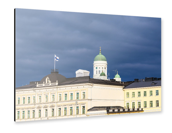 Alu-Dibond "Dom zu Helsinki" 75x50 cm artboxONE