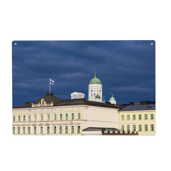 Holzbild "Dom zu Helsinki" artboxONE - Reise,Architektur,Reise / Länder