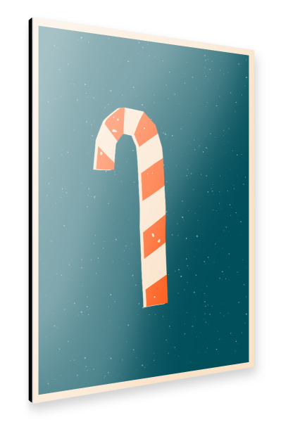 Alu-Dibond "Happy Christmas (85)" 30x20 cm artboxONE