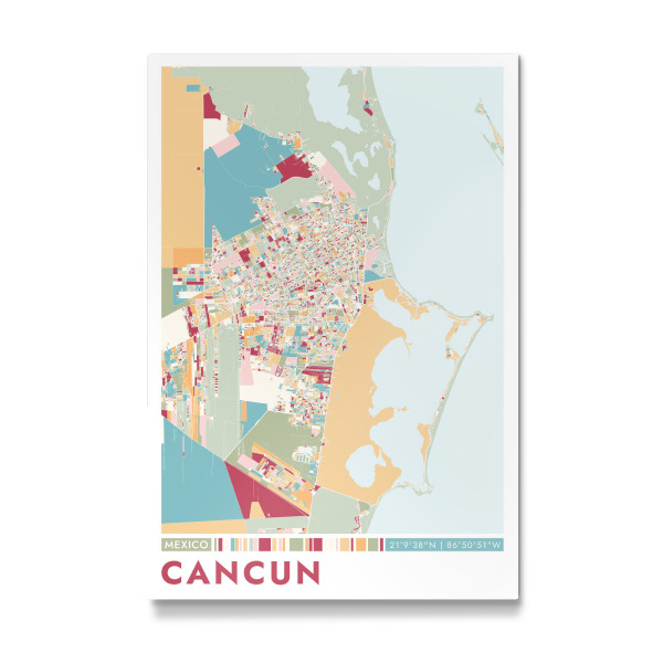 Galerie-Print "Colormap Cancun" 30x20 cm artboxONE
