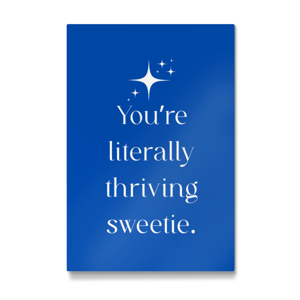 Galerie-Print "Literally Thriving" 30x20 cm artboxONE