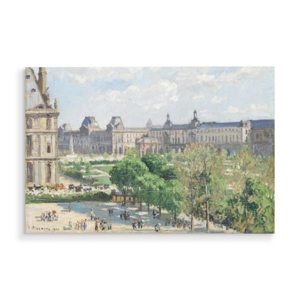 Holzbild "Place du Carrousel" artboxONE - Städte,Architektur,Städte / Paris