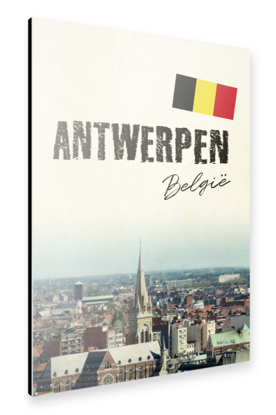 Alu-Dibond "Antwerpen, Belgium" 30x20 cm artboxONE