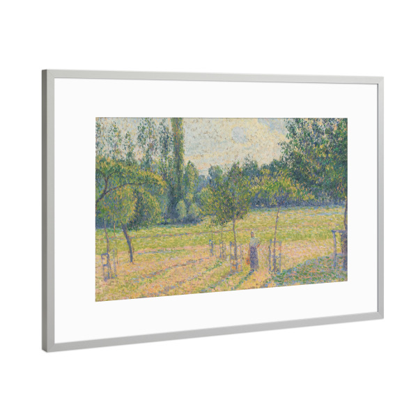 Poster mit Rahmen Silber "Am Nachmittag auf der Wiese" artboxONE - Reise,Für Mama,Für Papa