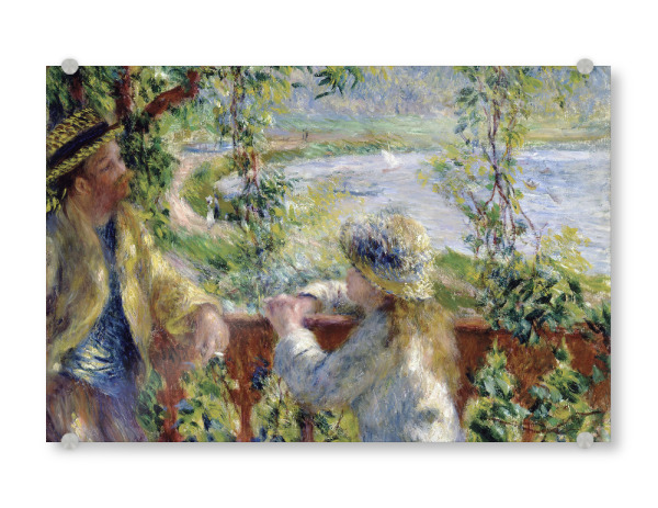 Acrylglasbild "Am Wasser von Renoir" artboxONE - Menschen,Für Mama,Für Papa