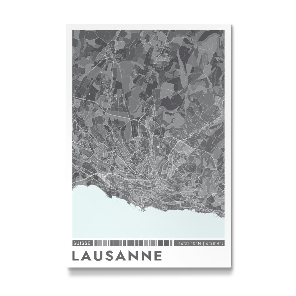 Galerie-Print "Lausanne City Color" 30x20 cm artboxONE