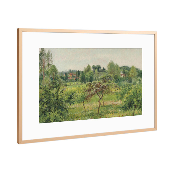 Poster mit Rahmen Kupfer "Juni, regnerisches Wetter" artboxONE - Natur