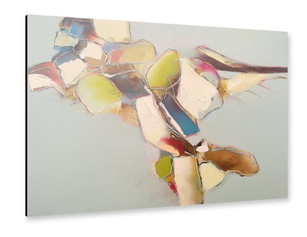 Alu-Dibond "Abstrakte Ruhe im Fluss" 30x20 cm artboxONE