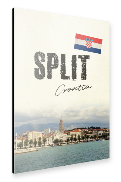 Alu-Dibond "Split, Croatia" 30x20 cm artboxONE