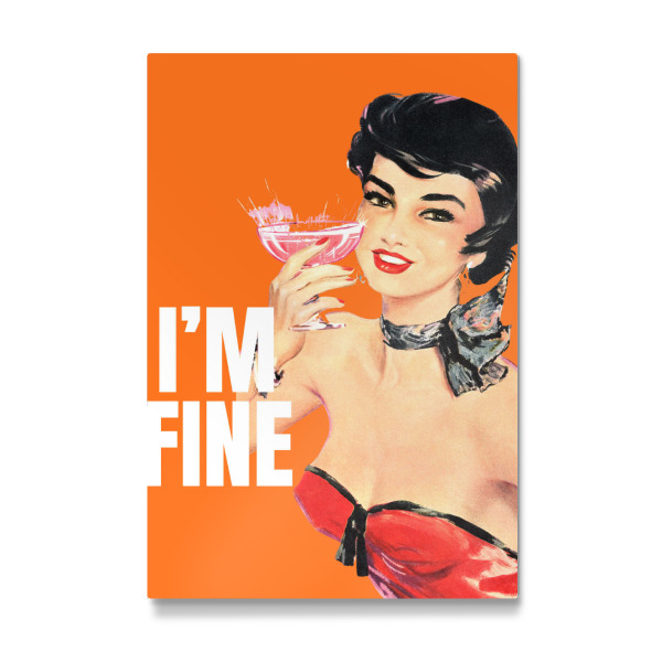 Galerie-Print "I'm Fine (Cheers)" 30x20 cm artboxONE