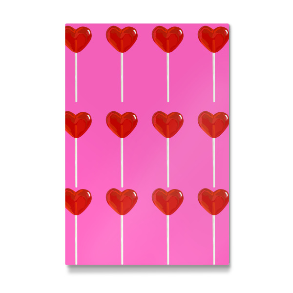 Galerie-Print "Heart Candy Lollipop Art" 75x50 cm artboxONE