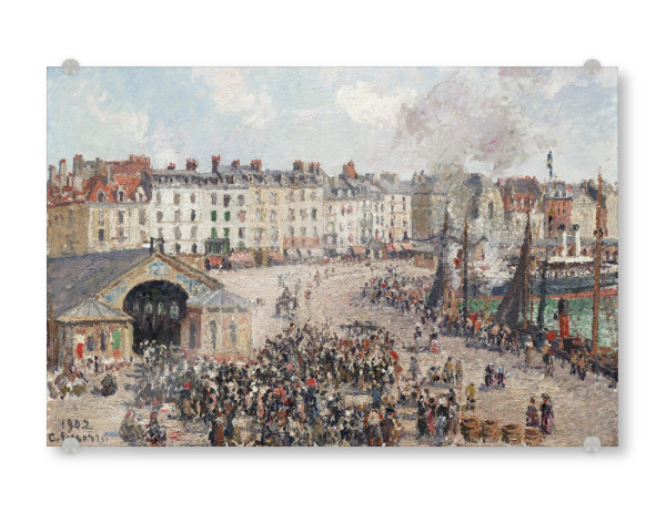 Acrylglasbild "Fischmarkt" artboxONE - Städte,Reise,Städte / Paris