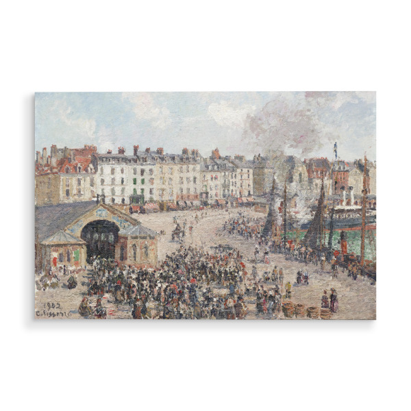 Holzbild "Fischmarkt" artboxONE - Städte,Reise,Städte / Paris