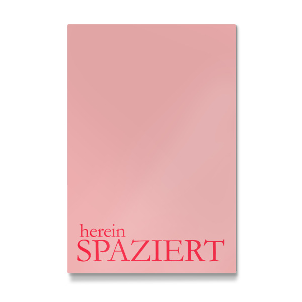 Galerie-Print "Hierinspazierte Typografie" 75x50 cm artboxONE