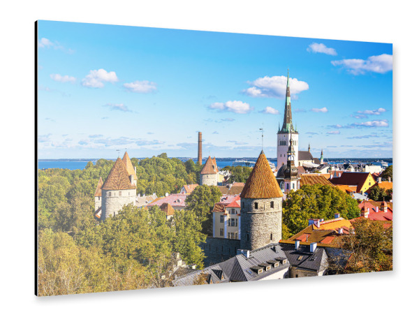 Alu-Dibond "Tallinn Altstadt" 30x20 cm artboxONE