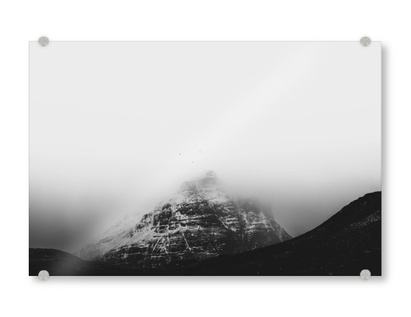 Acrylglasbild "The Crown" artboxONE - Natur,Reise,Abstrakt,Schwarzweiß,Reise / Länder