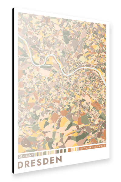 Alu-Dibond "Dresden Color" 30x20 cm artboxONE