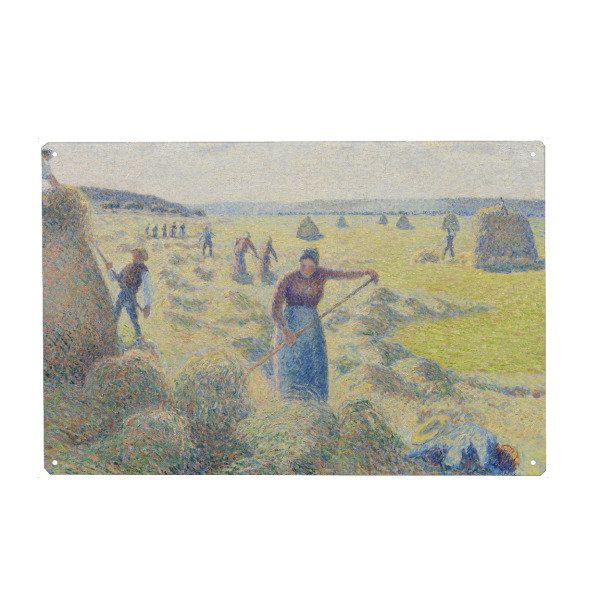 Metall Poster "Die Heuernte" artboxONE - Menschen,Für Mama,Für Papa