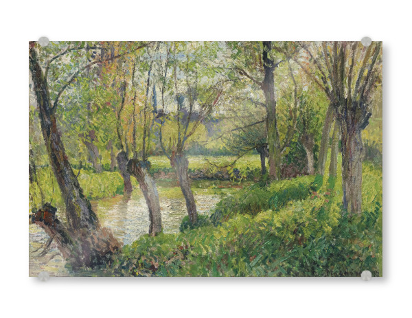 Acrylglasbild "Die Ufer der Epte bei Eragny" artboxONE - Natur