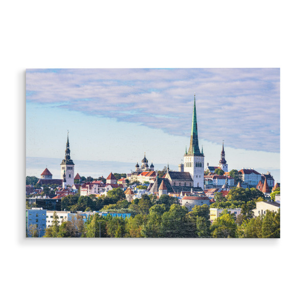 Holzbild "Tallinn in Estland" artboxONE - Reise,Architektur,Reise / Länder