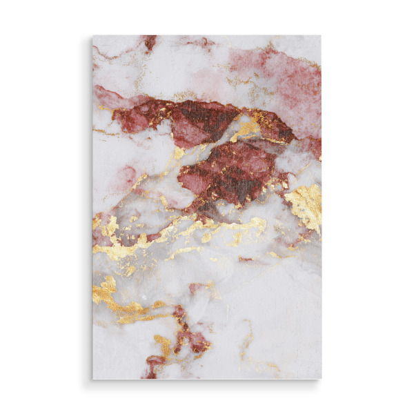 Holzbild "Marmor trifft Farbe" artboxONE - Natur,Abstrakt,Geometrie