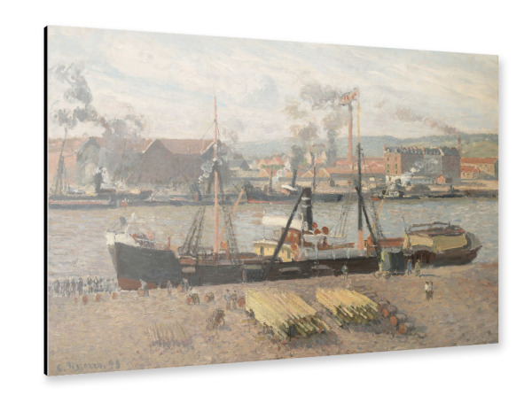 Alu-Dibond "Hafen von Rouen" 30x20 cm artboxONE