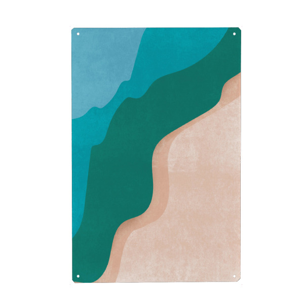 Holzbild "Coastal Layer" artboxONE - Abstrakt,Reise / Strand und Meer