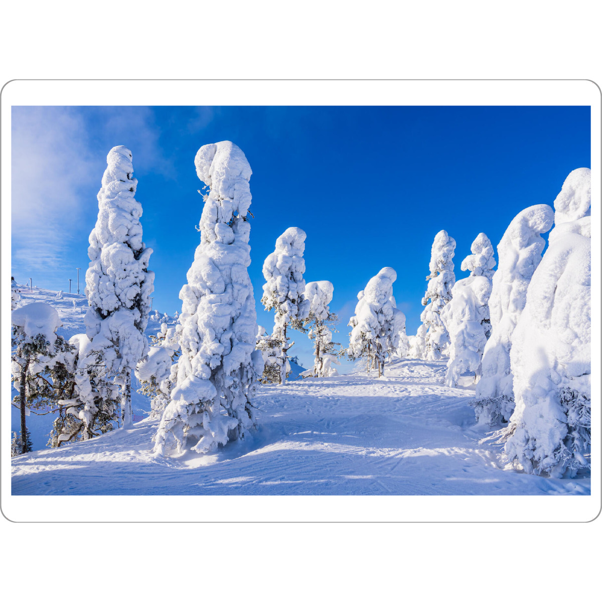 Tischset "Winter in Lappland" artboxONE - Natur,Reise,Reise / Länder