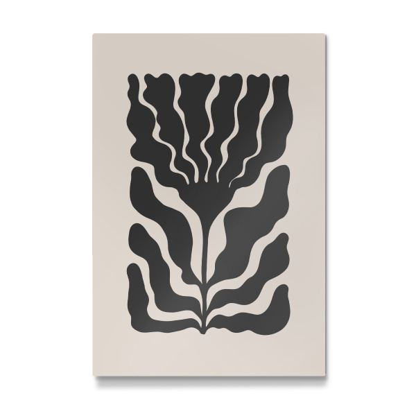 Galerie-Print "Tagesblüte – Grau" 75x50 cm artboxONE