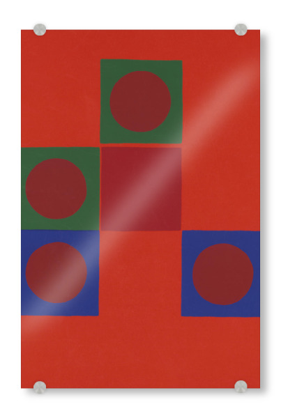 Acrylglasbild "Concrete Color Study" artboxONE - Abstrakt,Galaxy