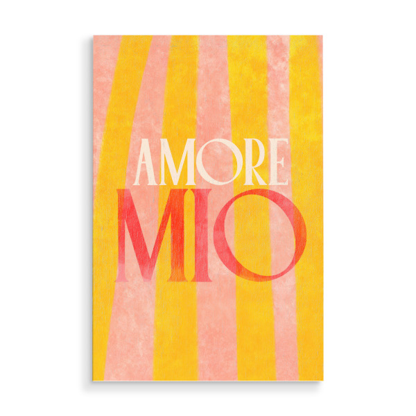 Holzbild "Amore Mio" artboxONE - Typografie,Liebe