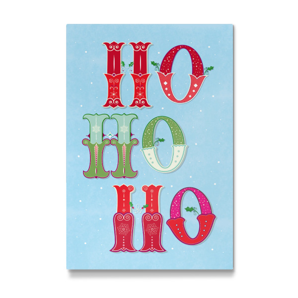 Galerie-Print "Weihnachtliches Ho, Ho, Ho" 75x50 cm artboxONE