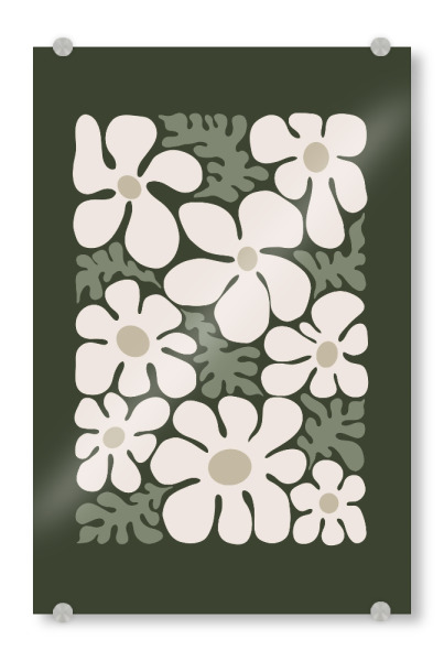 Acrylglasbild "Floral Meadow" artboxONE - Natur,Floral,Abstrakt