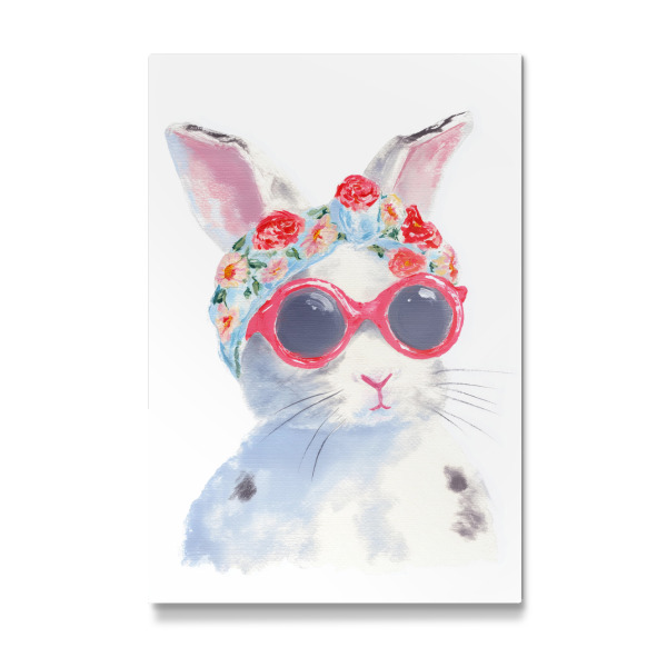 Galerie-Print "Hasen Fashion Chic" 30x20 cm artboxONE